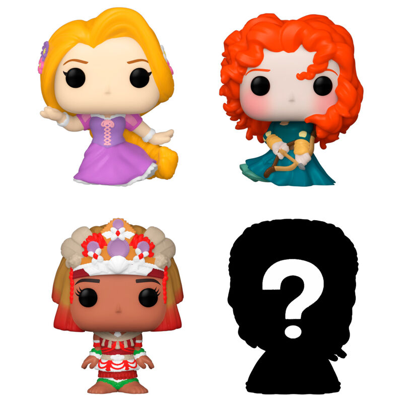 Blister 4 figures Bitty POP Disney Princess Rapunzel 2