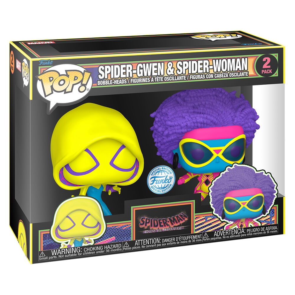 POP pack 2 figures Spider-Man Spider-Gwen & Spider-Woman Exclusive 2