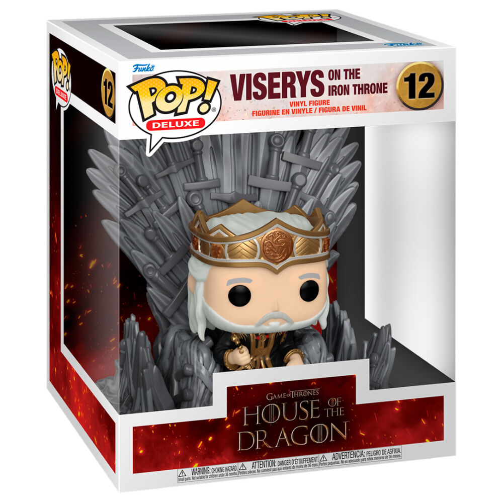 POP figure Deluxe House of the Dragon Viserys on the Iron Throne 2