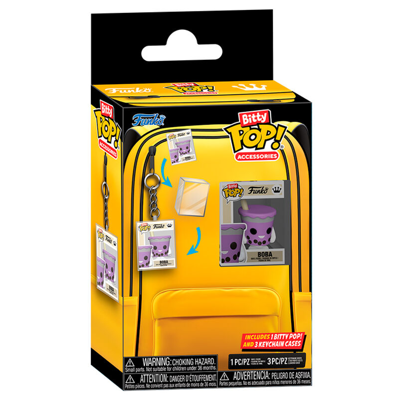 Bitty POP Wearables pk3 keychain cases 1