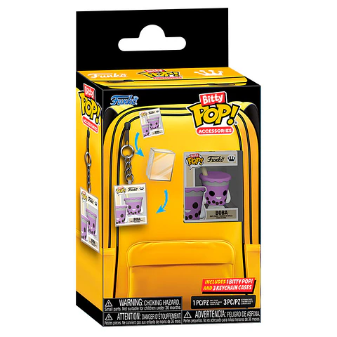 Bitty POP Wearables pk3 keychain cases