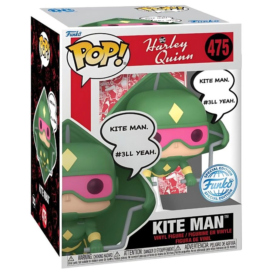POP figure Deluxe DC Comics Harley Quinn Kite Man Exclusive 2