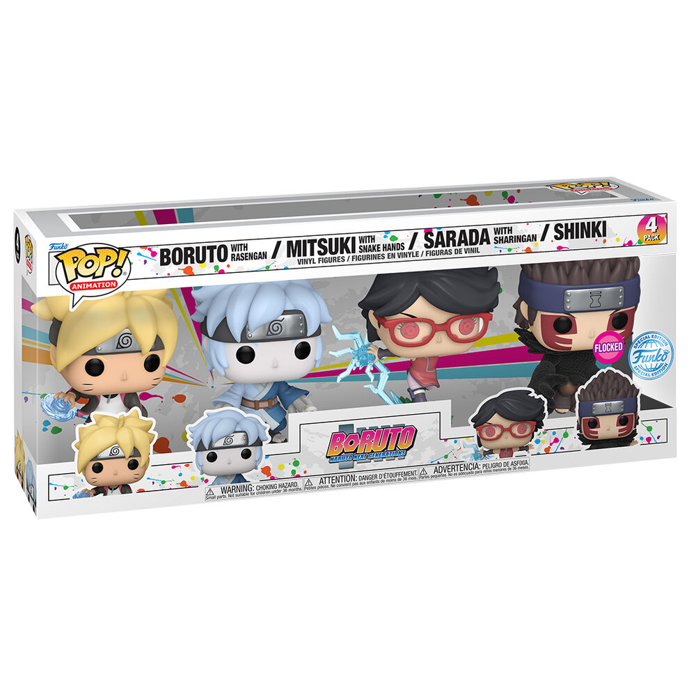 POP pack 4 figures Boruto Exclusive 2