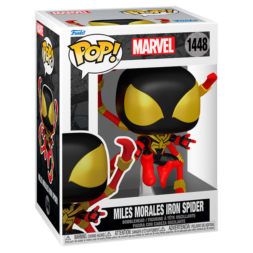 POP figure Marvel Miles Morales Iron Spider 5 + 1 Chase 1