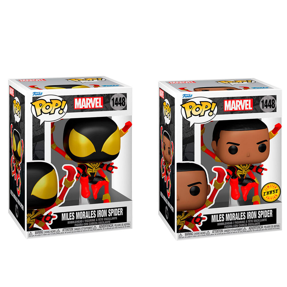 POP figure Marvel Miles Morales Iron Spider 5 + 1 Chase 5