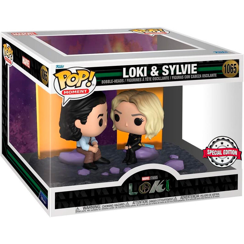 POP figure Moment Marvel Loki - Loki and Sylvie Exclusive 1