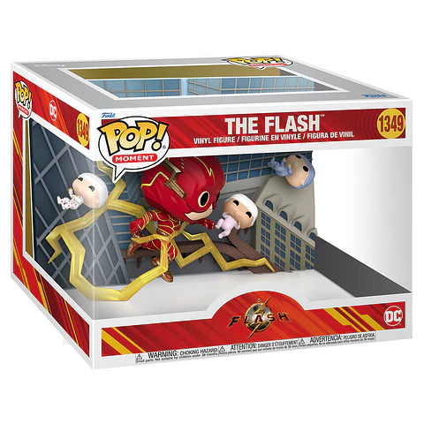 POP figure Moment DC Comics The Flash Baby Rescue