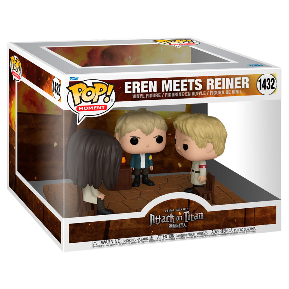 POP figure Moment Attack on Titan Eren Meets Reiner 1