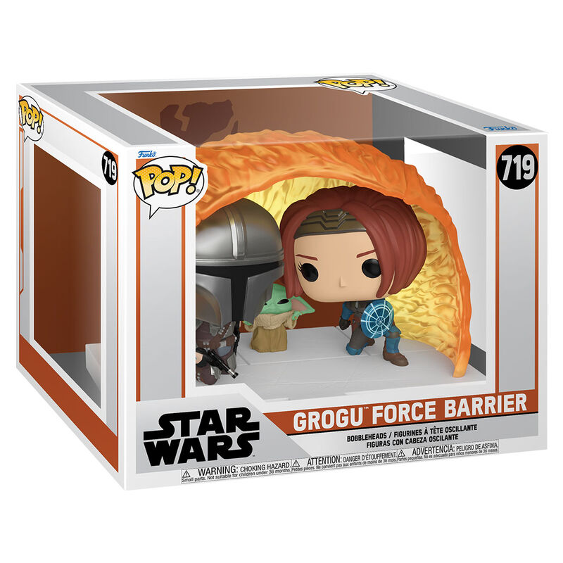 POP figure Moments Star Wars The Mandalorian Grogu Force Barrier 1