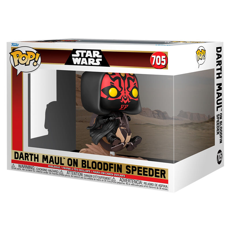 POP figure Rides Deluxe Star Wars Darth Maul On Bloodfin Speeder 2