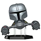 POP figure Rides Deluxe Star Wars Mandalorian 9 the Mandalorian in N-1 Starfighter - Thumbnail 1