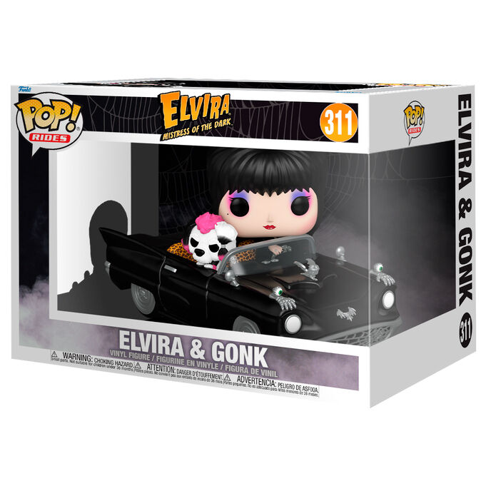 POP figure Rides Deluxe Elvira Mistress of the Dark Elvira & Gonk 1
