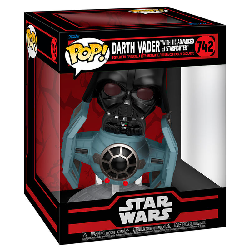 POP figure Rides Deluxe Star Wars Darth Vader with Tie Advanced Starfighter 1