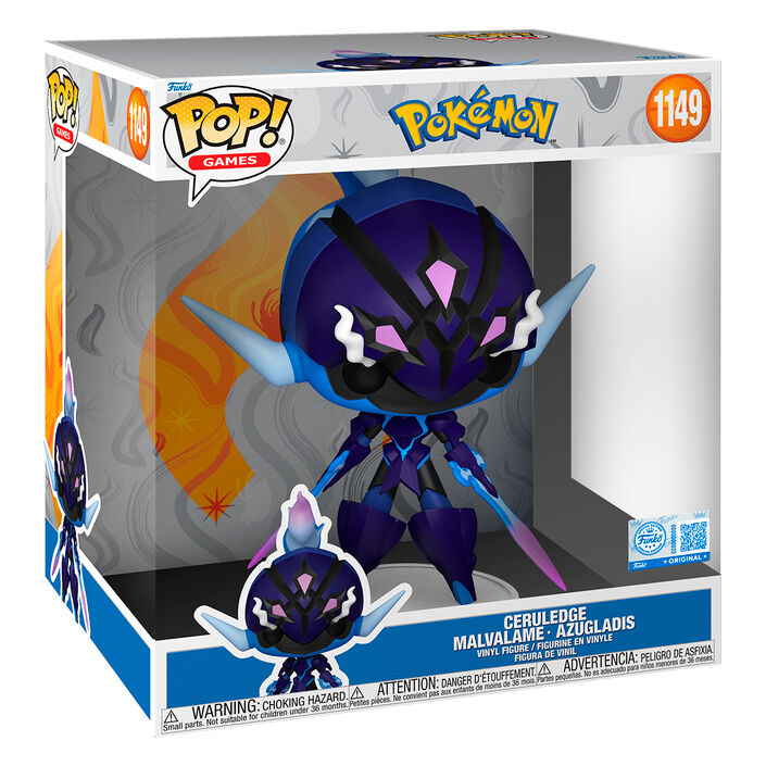 POP figure Jumbo Pokemon Ceruledge Malvalame Azugladis Exclusive 25cm 2