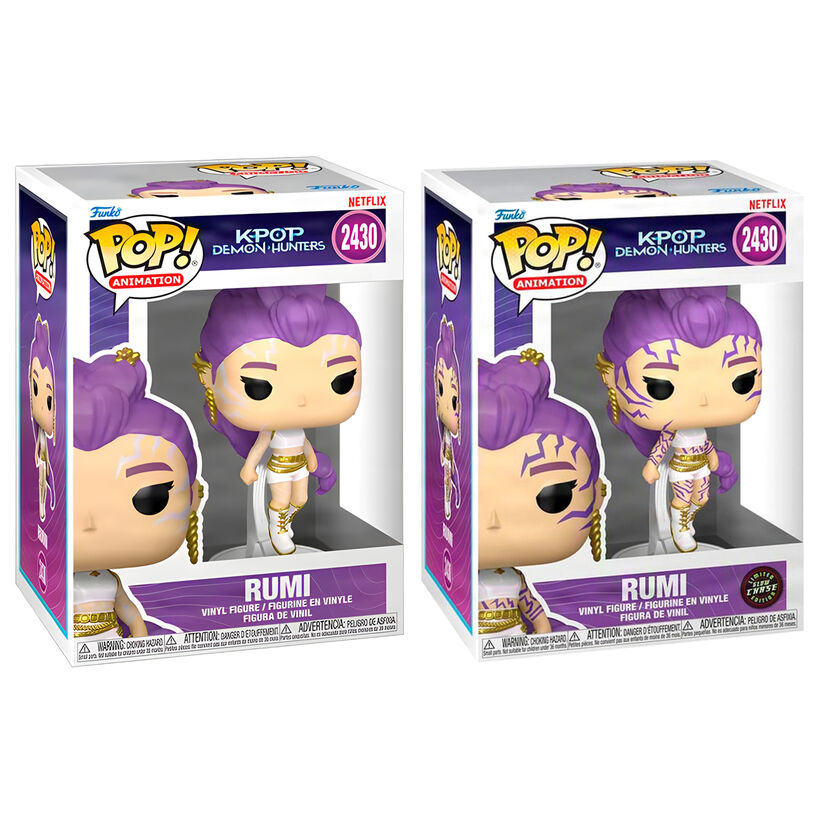POP figure Kpop Demon Hunters Rumi 5 + 1 Chase 1