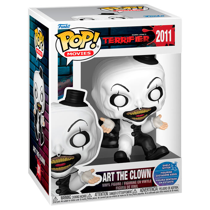POP figure Terrifier-Art the Clown Shelf Sitter 1