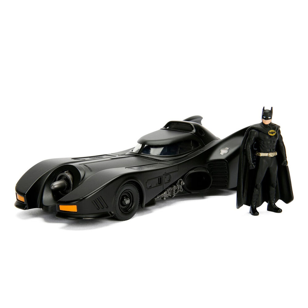 DC Comics Batmovil metal car + Batman figure set 2