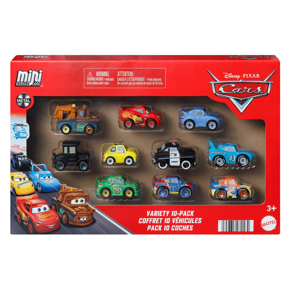 Disney Pixar Cars blister 10 mini vehicles 1
