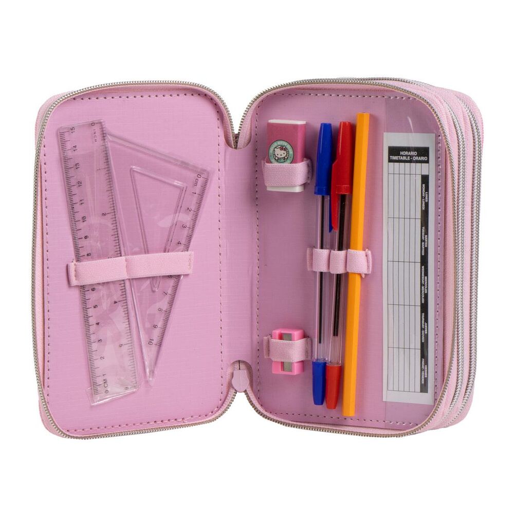 Hello Kitty triple pencil case 2