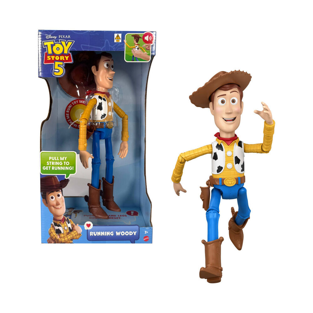 Spanish Disney Pixar Toy Story 5 Woody Deluxe figure 30cm 1