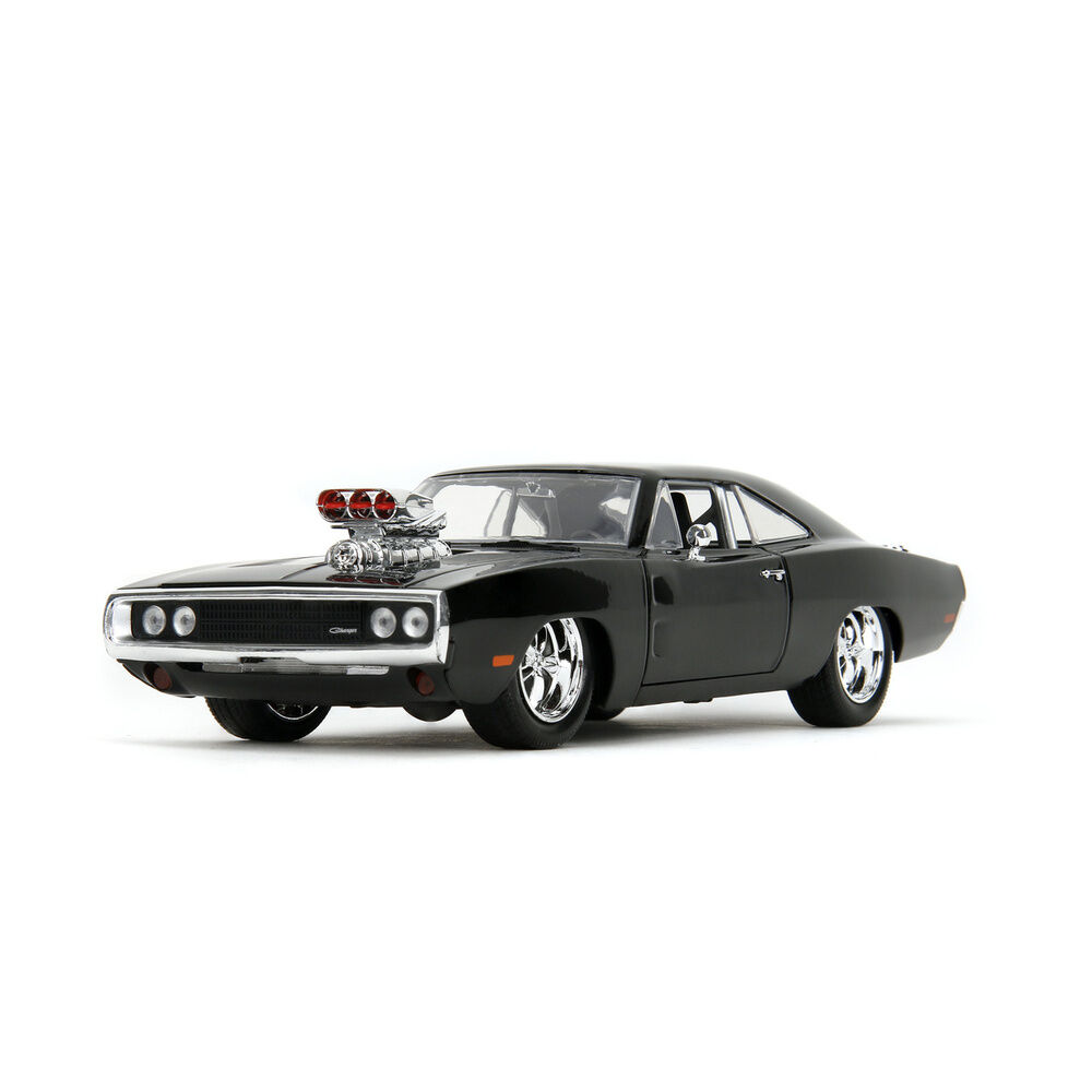 Fast & Furious Dodge Charger R/T car + Dominic Toretto figure set 6