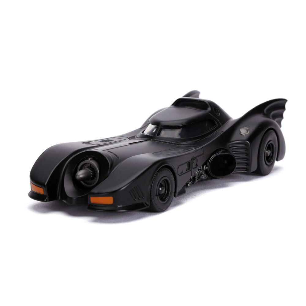 DC Comics Batmovil 1989 metal car + Batman figure set 3