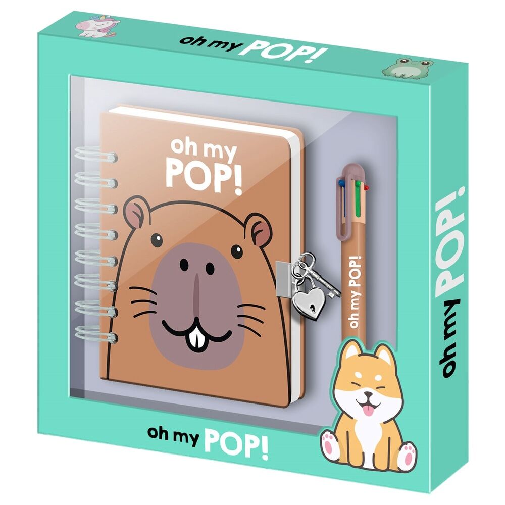 Oh My Pop! Capibara Diary + pen 1