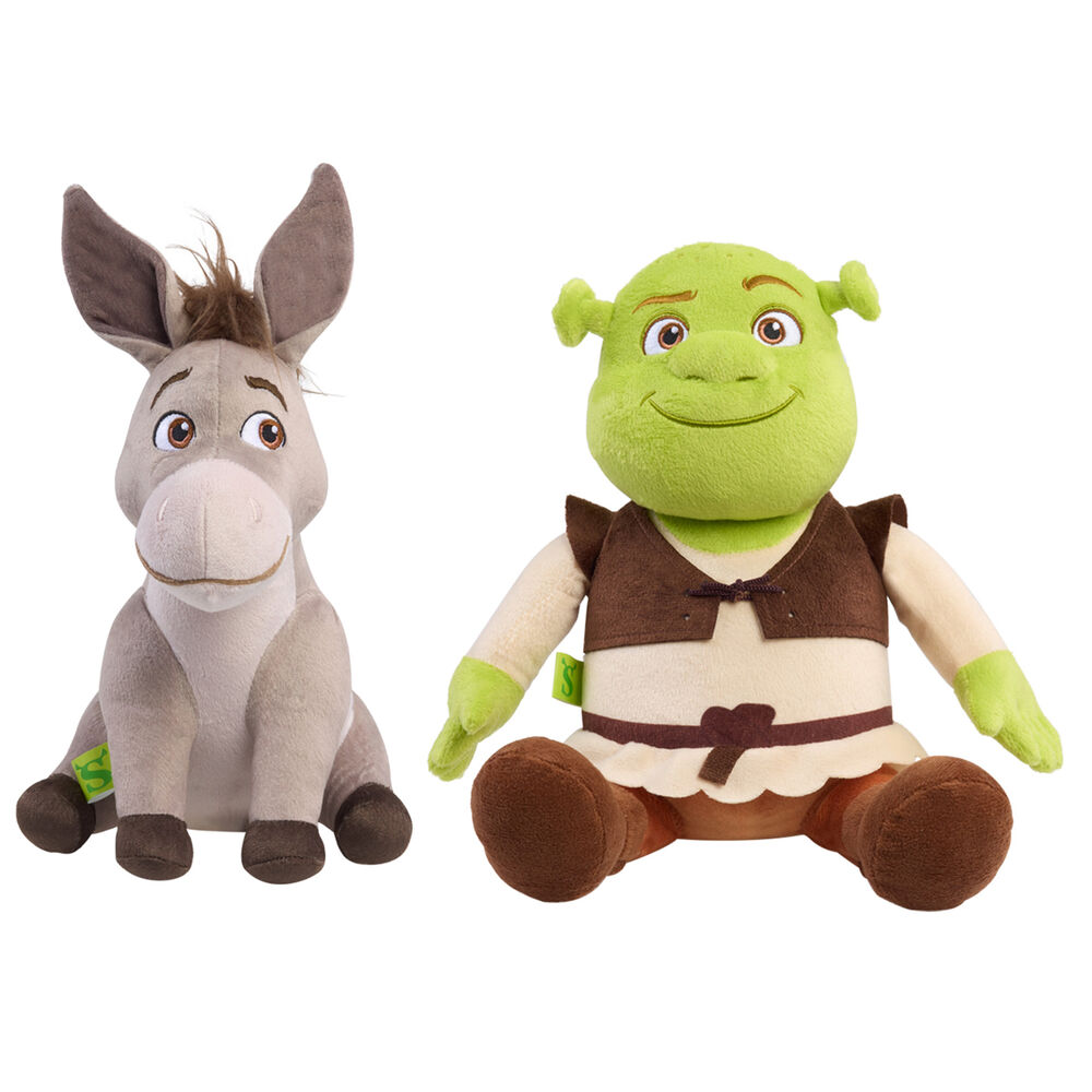 Shrek - Shrek and Donkey assorted plush toy 32cm 1