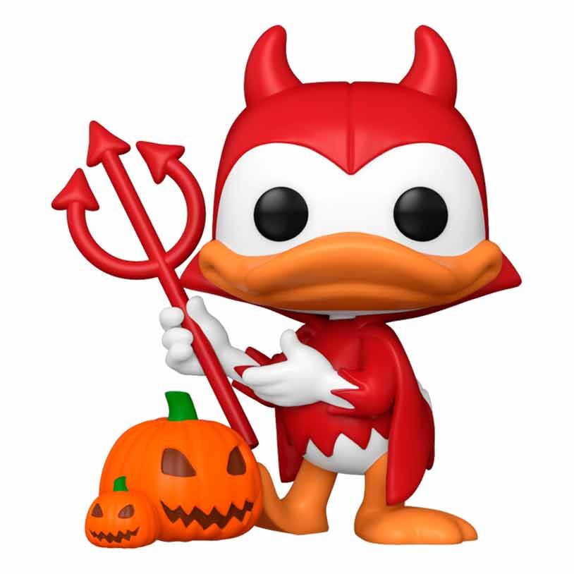 POP figure Disney Mickey and Friends Devil Donald with Pumpkin Exclusive 2