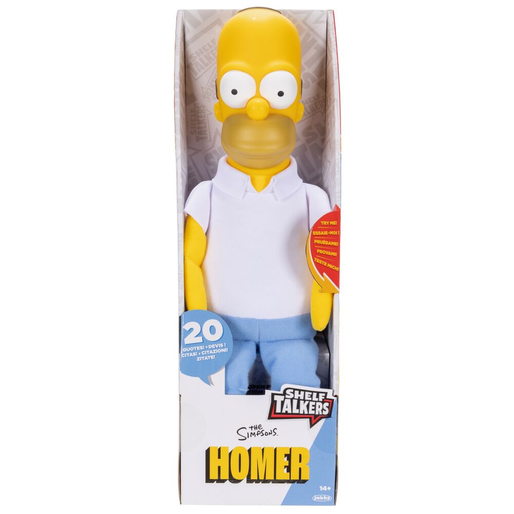 English The Simpsons Shelf Talkers Homer plush toy 33cm 1