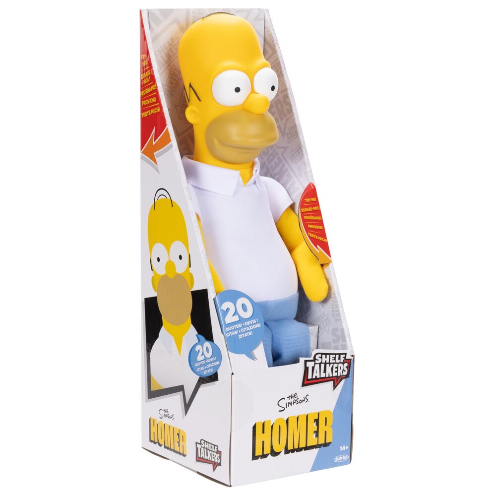 English The Simpsons Shelf Talkers Homer plush toy 33cm 4