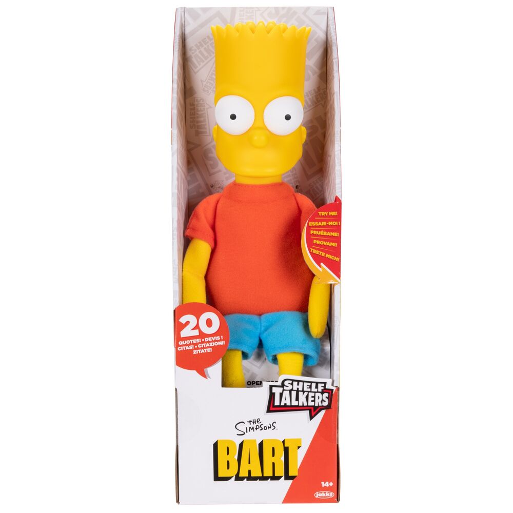 English The Simpsons Shelf Talkers Bart plush toy 33cm 5