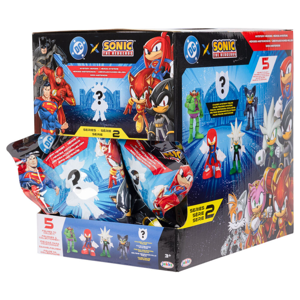 Sonic The Hedgehog x Dc Comics assorted surprise figure 4cm 1