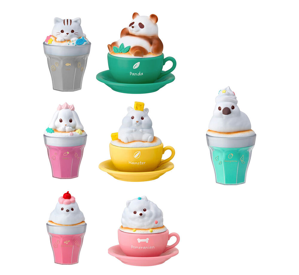 CharaLatte Art Case Animals assorted figure 1