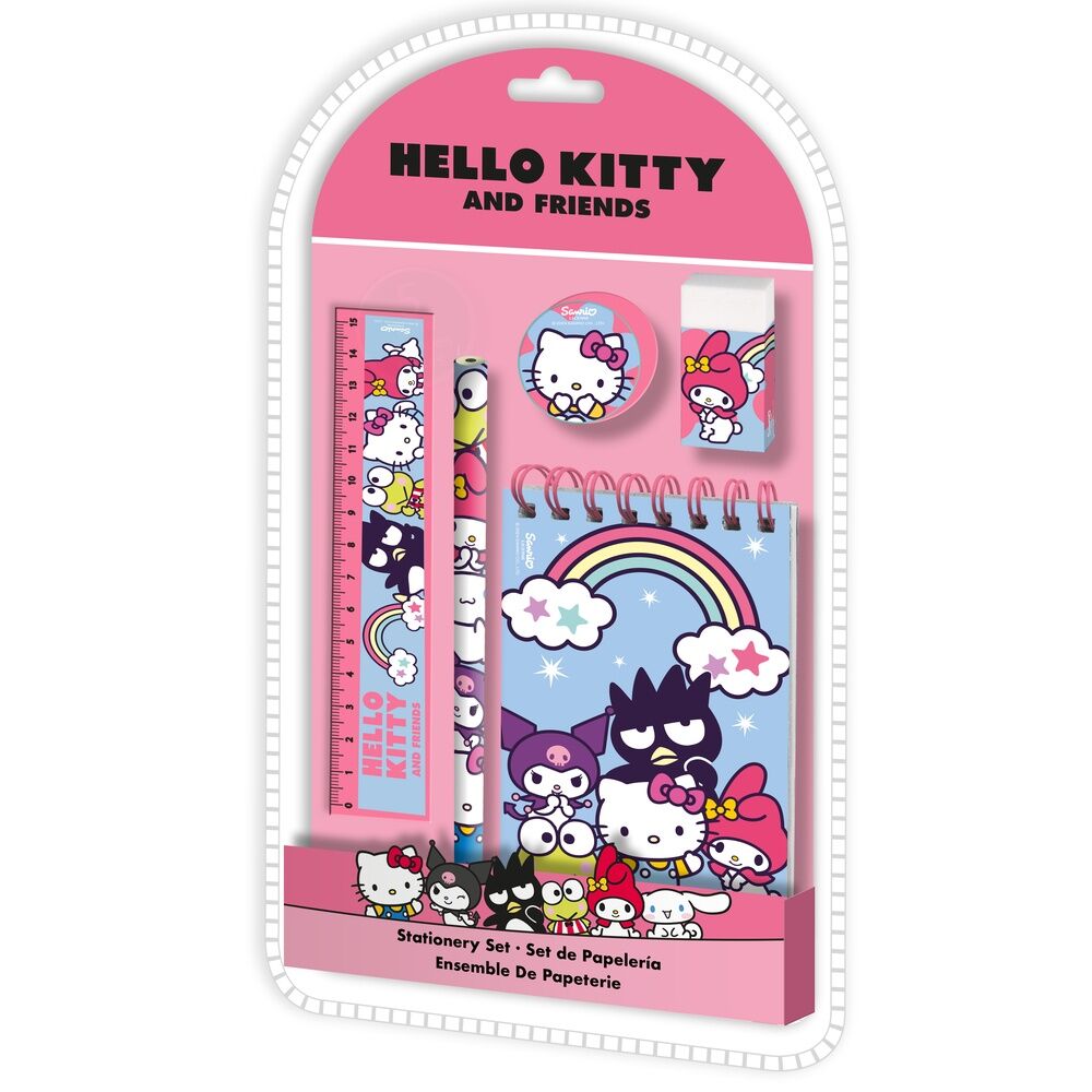 Hello Kitty and Friends Stationery pack 5pcs 1