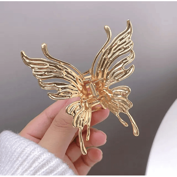 Butterfly Gold Clip