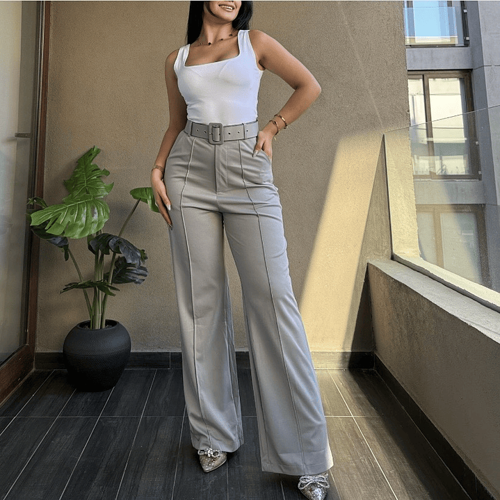 PANTALÓN TELA C/CINTURÓN 2