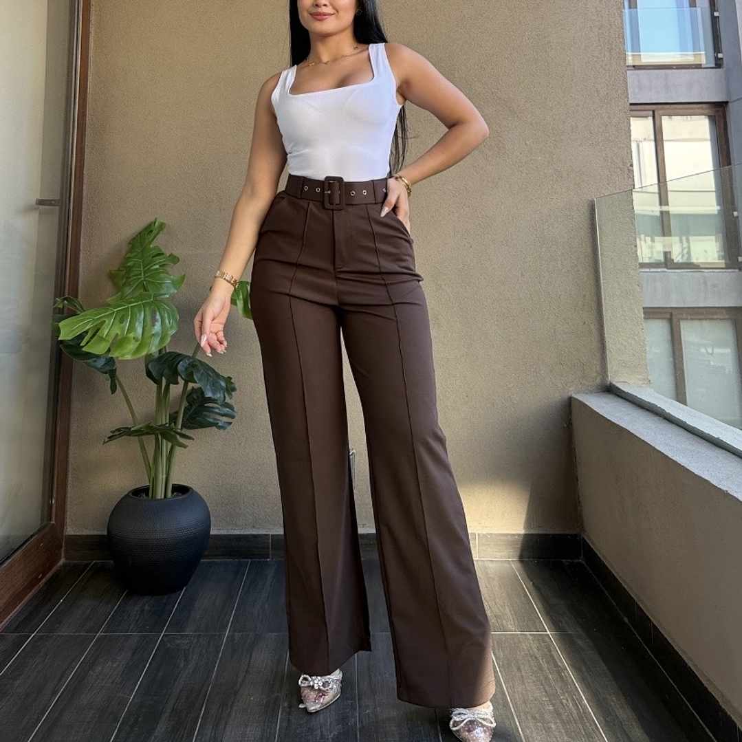 PANTALÓN TELA C/CINTURÓN 3