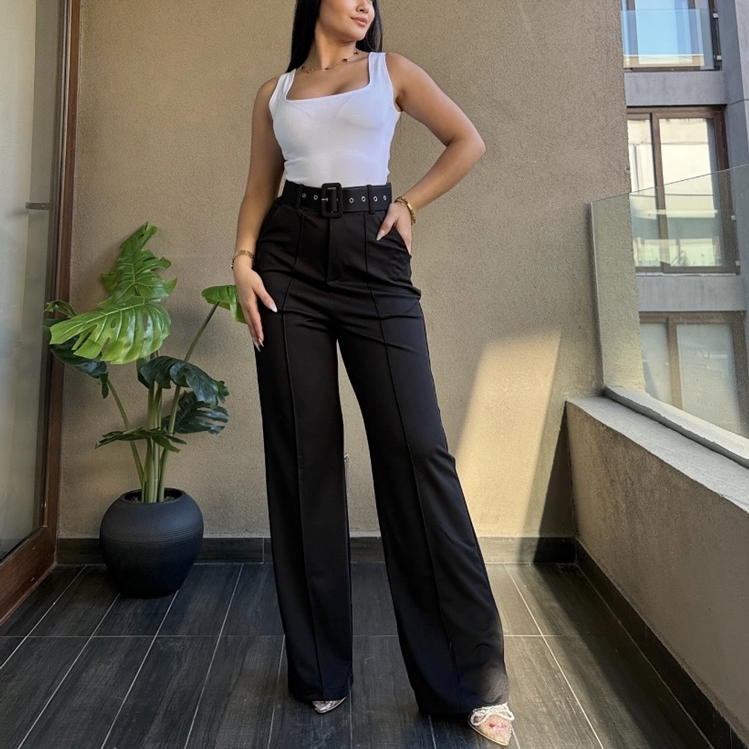 PANTALÓN TELA C/CINTURÓN 1