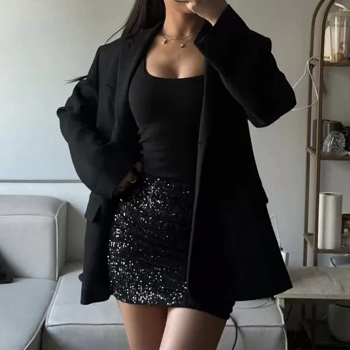 FALDA MINI LENTEJUELAS  1