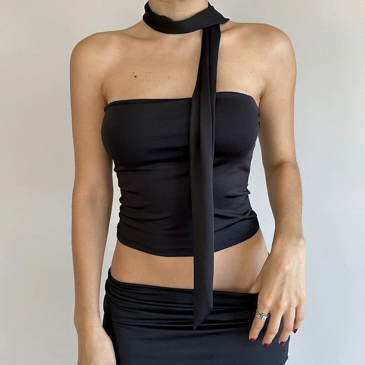 TOP SCARF STRAPLESS  3