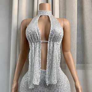 TOP CLEO LENTEJUELAS