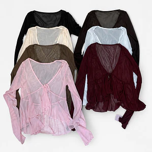 BLUSA TRANSPARENTE