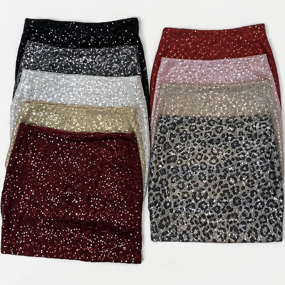 FALDA MINI LENTEJUELAS  2