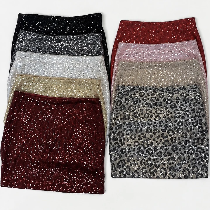 FALDA MINI LENTEJUELAS  2