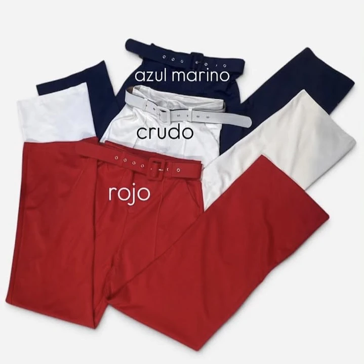 PANTALÓN TELA C/CINTURÓN 6