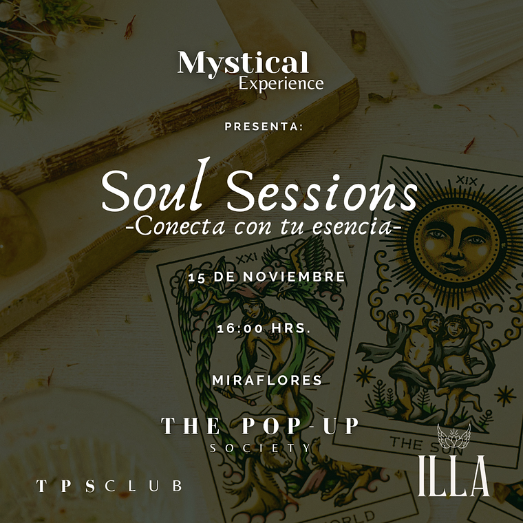 SOUL SESSIONS - 15 DE NOVIEMBRE - 16:00 HRS - PRE-VENTA 1