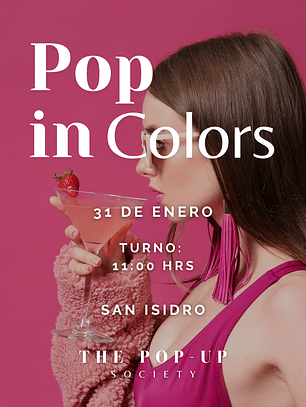 POP IN COLORS - 31 DE ENERO - 11:00 HRS