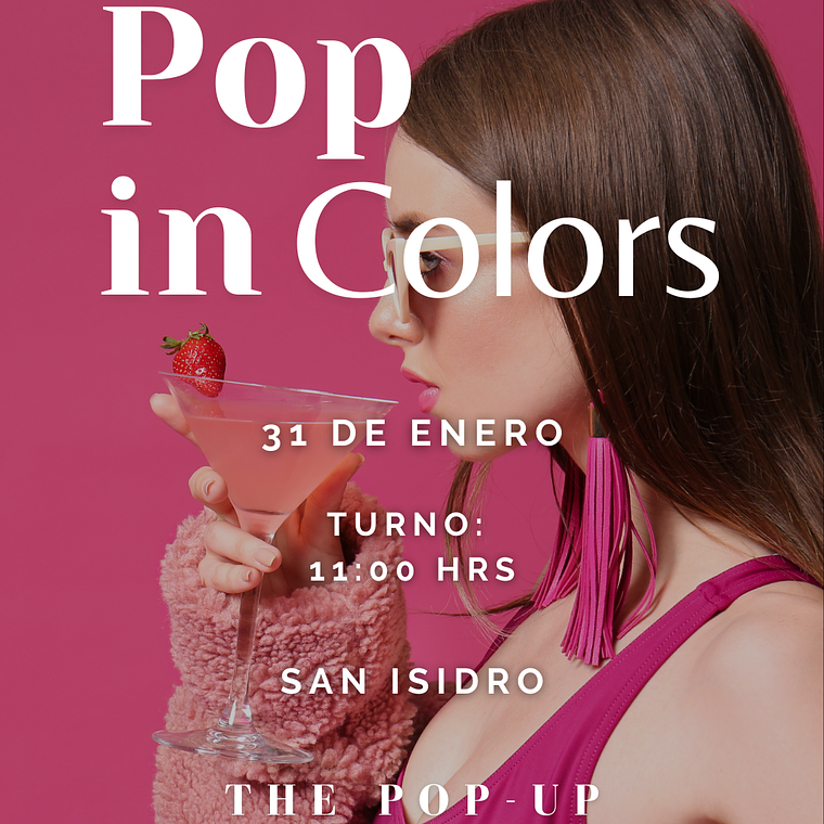 POP IN COLORS - 31 DE ENERO - 11:00 HRS 1