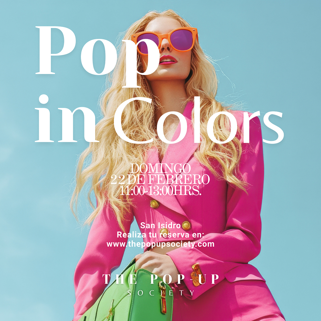 POP IN COLORS - 22 DEFEBRERO - 11:00HRS 1